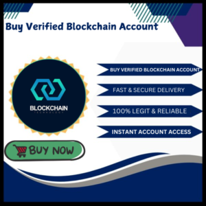 Buy Verified Blockchain Account